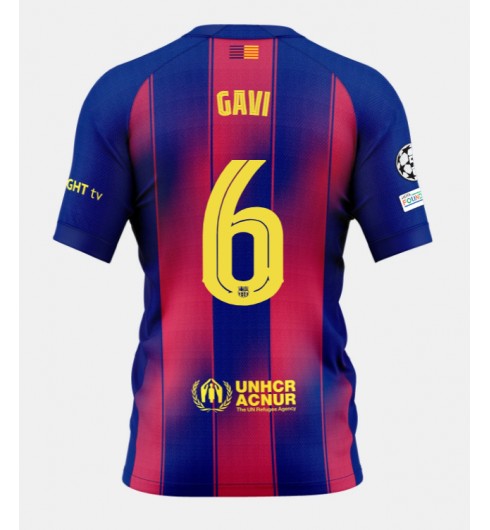Barcelona Paez Gavi #6 Domácí Dres 2025-26 Krátký Rukáv Barcelona Paez Gavi #6 Domácí Dres 2025-26 Krátký Rukáv